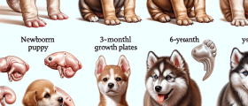 Puppy growth plate development