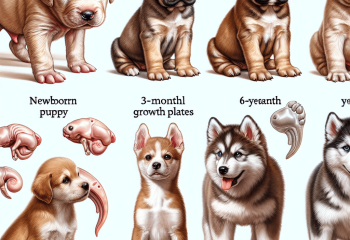 Puppy growth plate development