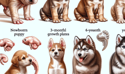 Puppy growth plate development