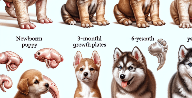 Puppy growth plate development